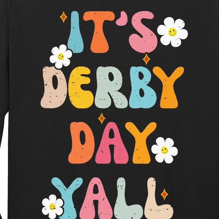 Groovy ItS Derby Day Yall Ky Derby Horse Long Sleeve Shirt