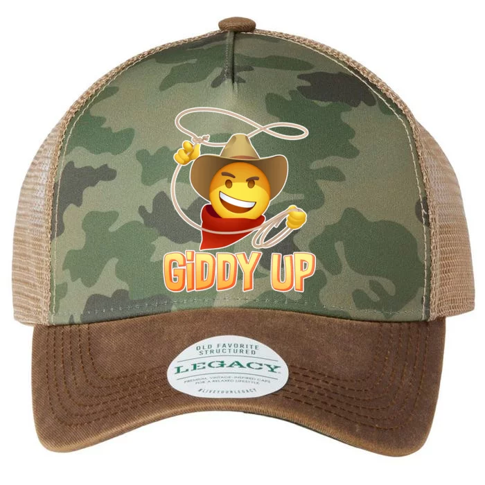 Giddy Up Cowboy Emoji Legacy Tie Dye Trucker Hat