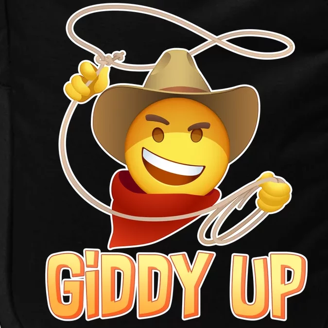 Giddy Up Cowboy Emoji Impact Tech Backpack