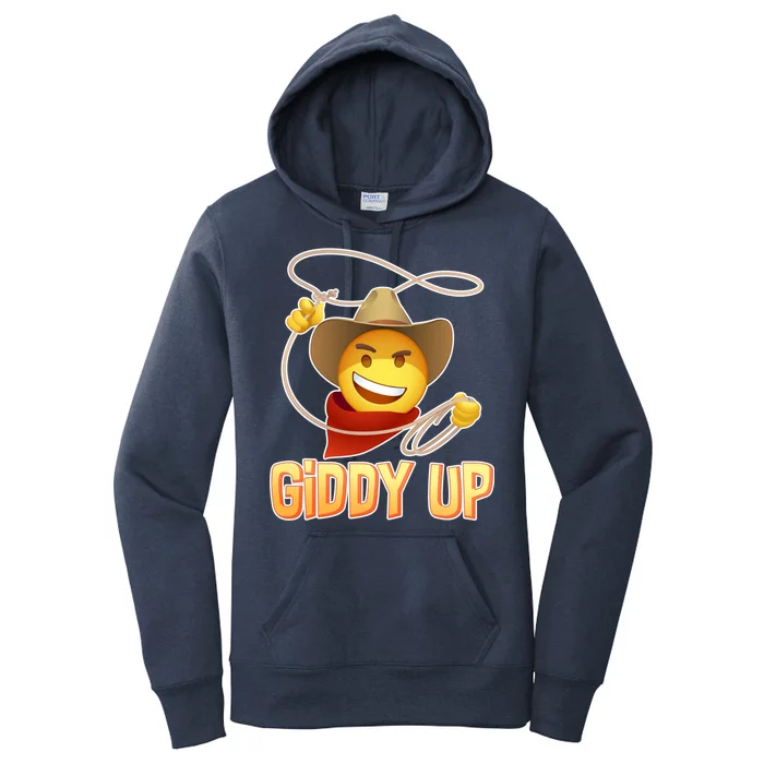 Giddy Up Cowboy Emoji Women's Pullover Hoodie