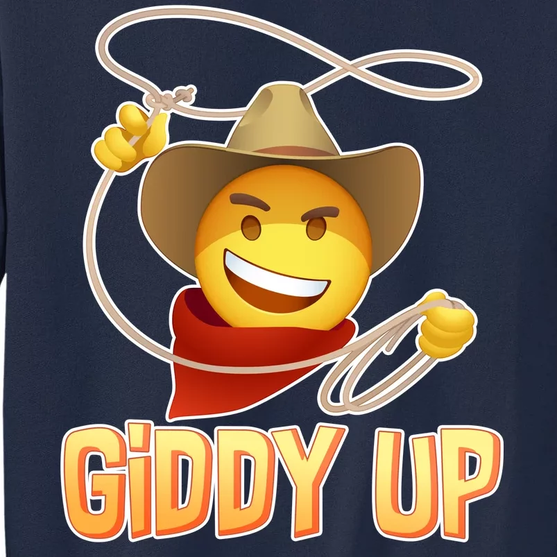 Giddy Up Cowboy Emoji Tall Sweatshirt