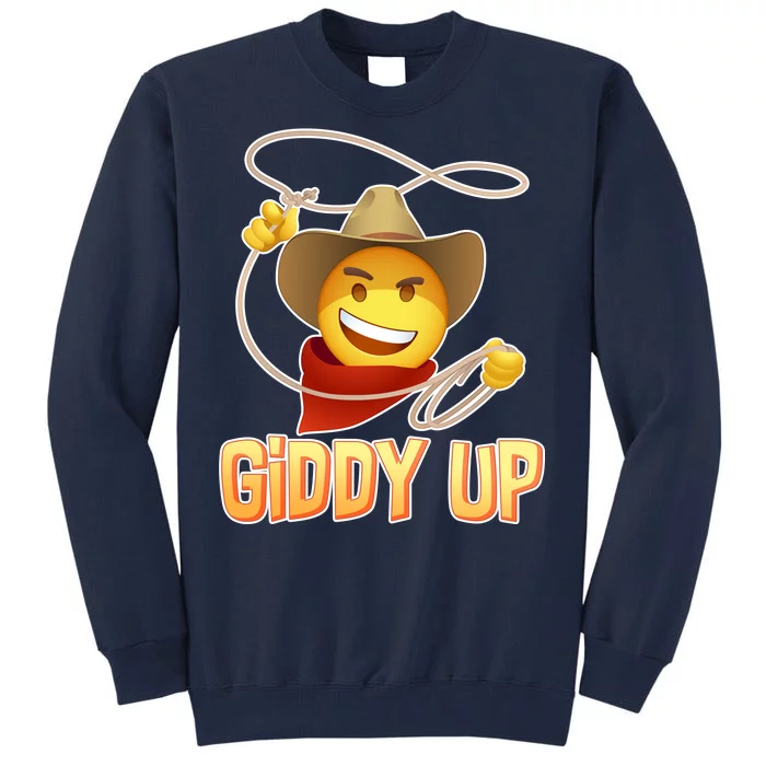 Giddy Up Cowboy Emoji Tall Sweatshirt