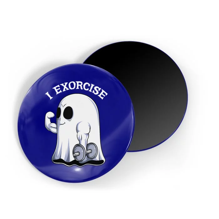 Ghost I Exorcise Funny Gym Exercise Workout Spooky Halloween Magnet