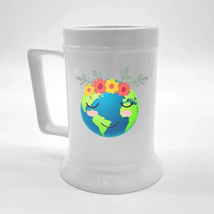 Gift Idea Earth Day Front & Back Beer Stein