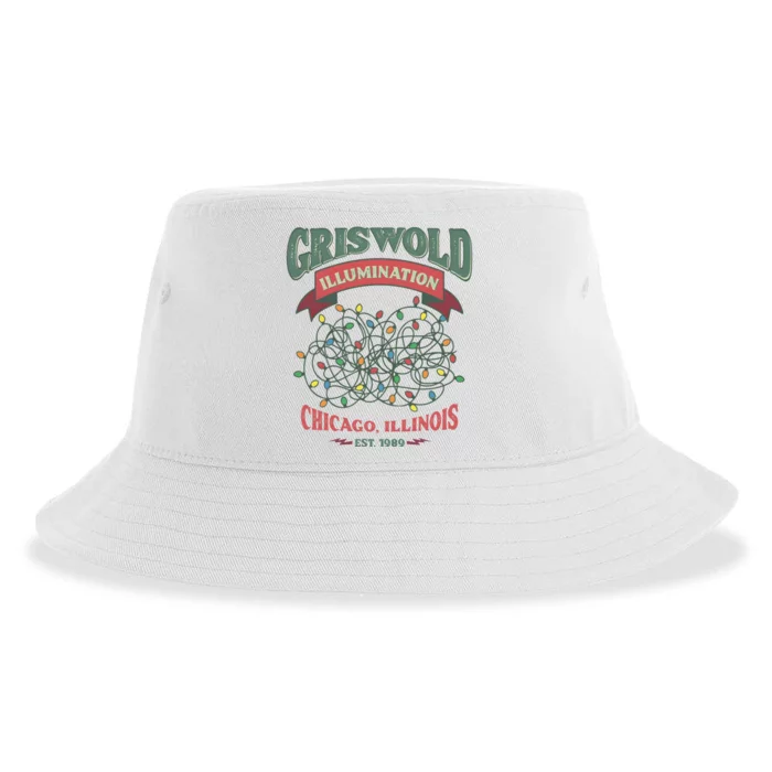 Griswold Illumination Est 1989 A Christmas Story Sustainable Bucket Hat