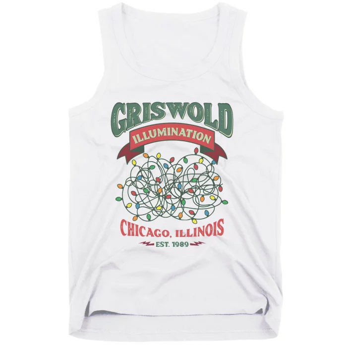 Griswold Illumination Est 1989 A Christmas Story Tank Top