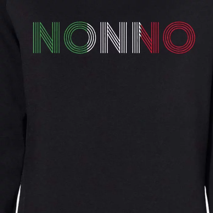 Grandpa Italian Family Roots Italy Home Country Nonno Womens California Wash Sweatshirt