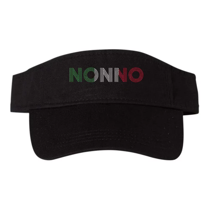 Grandpa Italian Family Roots Italy Home Country Nonno Valucap Bio-Washed Visor