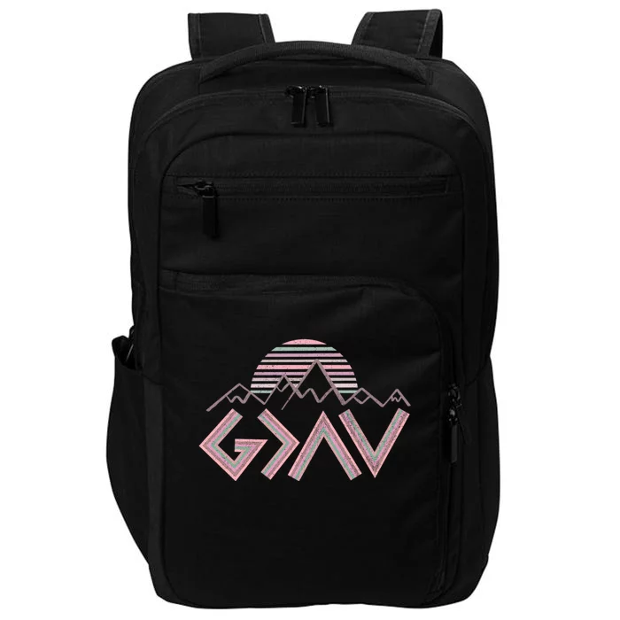 God Is Faithful More Than Highs And Lows Impact Tech Backpack