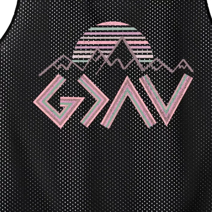 God Is Faithful More Than Highs And Lows Mesh Reversible Basketball Jersey Tank