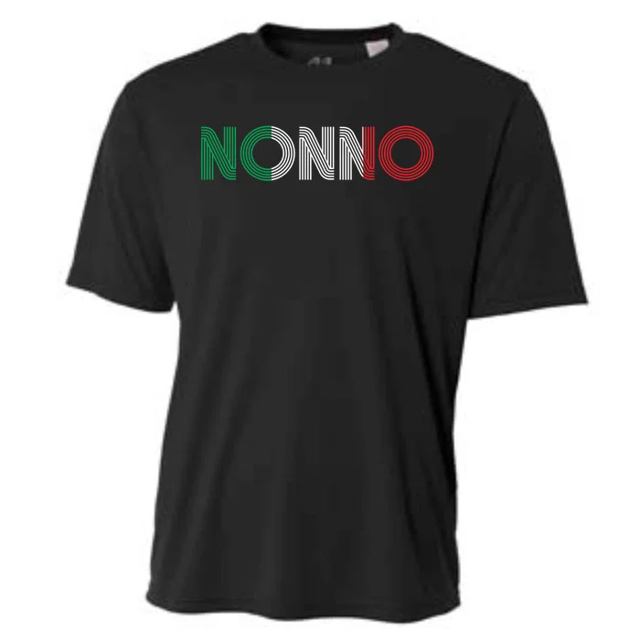 Grandpa Italian Family Culture Italy Country Nonno Gift Cooling Performance Crew T-Shirt