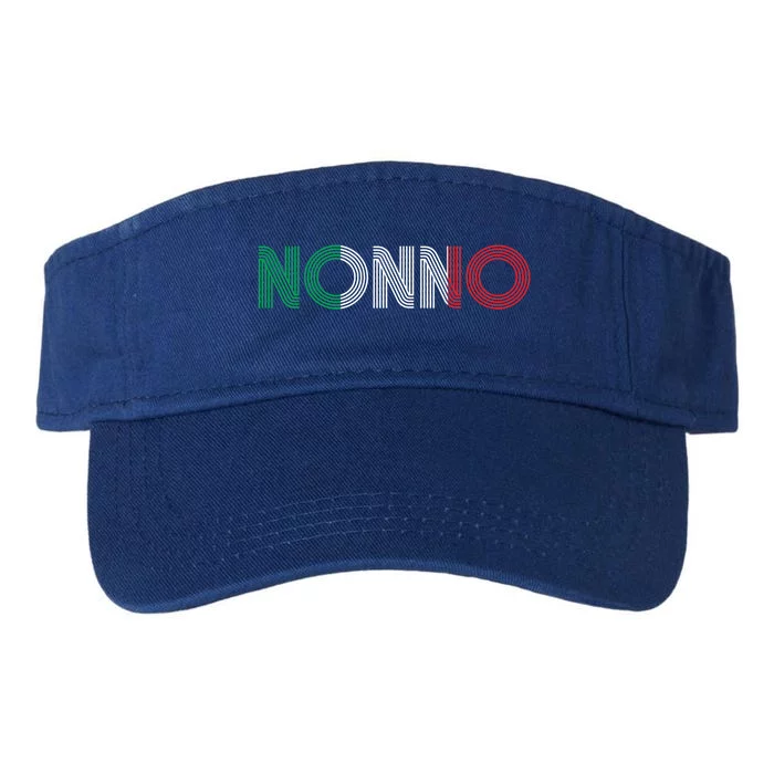 Grandpa Italian Family Culture Italy Country Nonno Gift Valucap Bio-Washed Visor