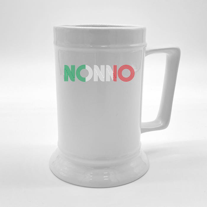 Grandpa Italian Family Culture Italy Country Nonno Gift Front & Back Beer Stein