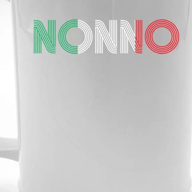 Grandpa Italian Family Culture Italy Country Nonno Gift Front & Back Beer Stein