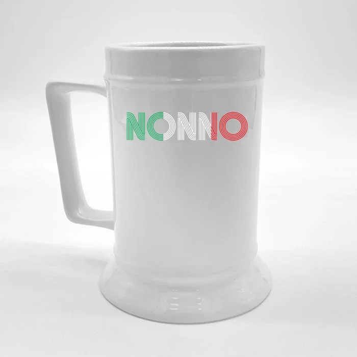 Grandpa Italian Family Culture Italy Country Nonno Gift Front & Back Beer Stein