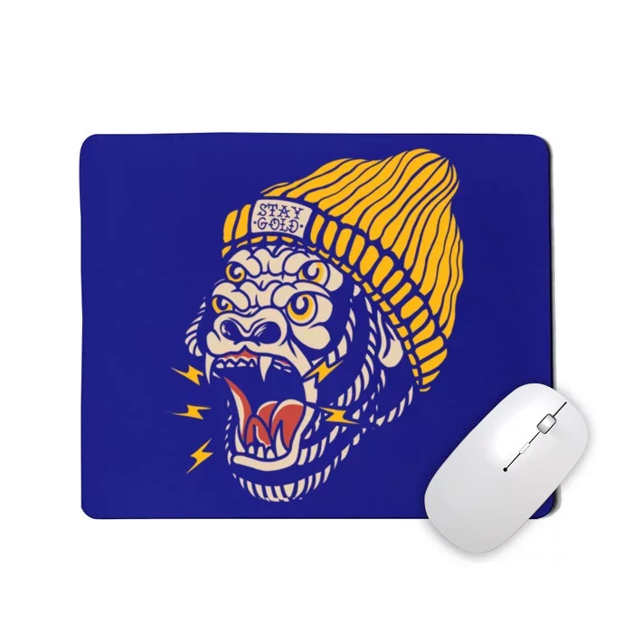 Gorilla Inked Flash Old School Ink Addict Traditional Tattoo Gift Mousepad