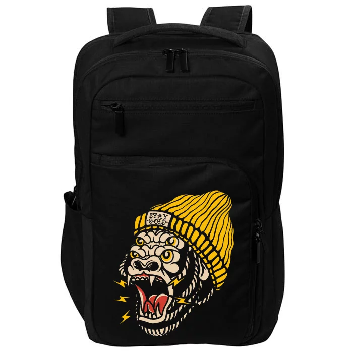 Gorilla Inked Flash Old School Ink Addict Traditional Tattoo Impact Tech Backpack