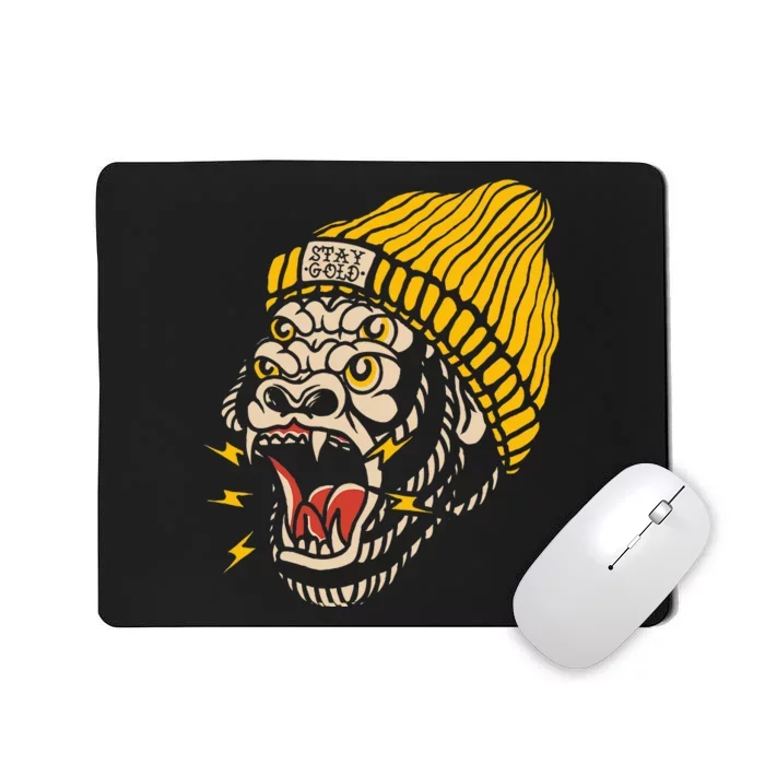 Gorilla Inked Flash Old School Ink Addict Traditional Tattoo Mousepad