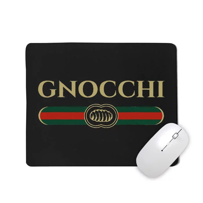 Gnocchi In Fun Logo Style Mousepad