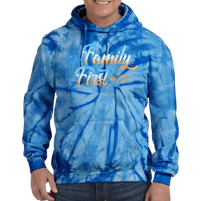 Gift Idea For Family Family First Meaningful Gift Tie Dye Hoodie