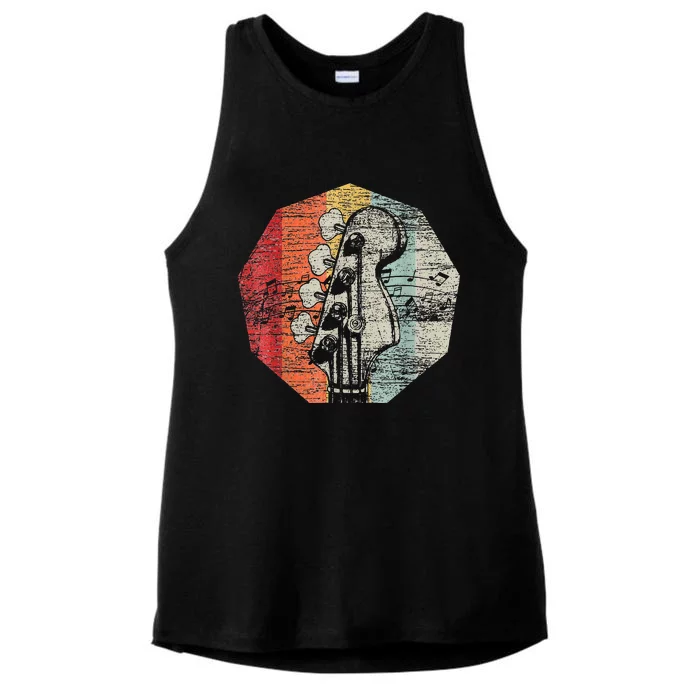 Gift Idea For Bassguitarist Bass Guita Ladies Tri-Blend Wicking Tank