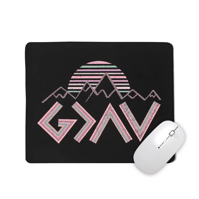 God Is Faithful More Than Highs And Lows Mousepad