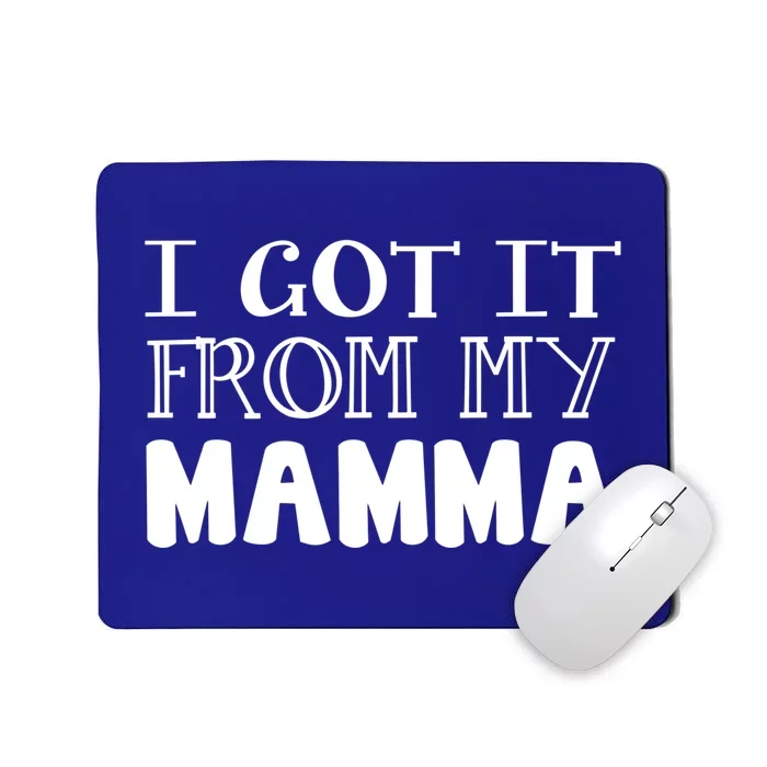 Got It From My Mamma Family Outfit Mom Family Matching Mommy Cute Gift Mousepad