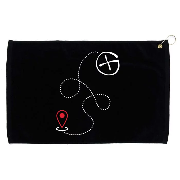 Geocache I Geography Outdoors I Geocaching Grommeted Golf Towel