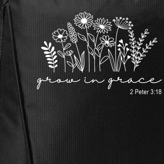 Grow In Grace 2 Peter 3:18 Floral City Backpack