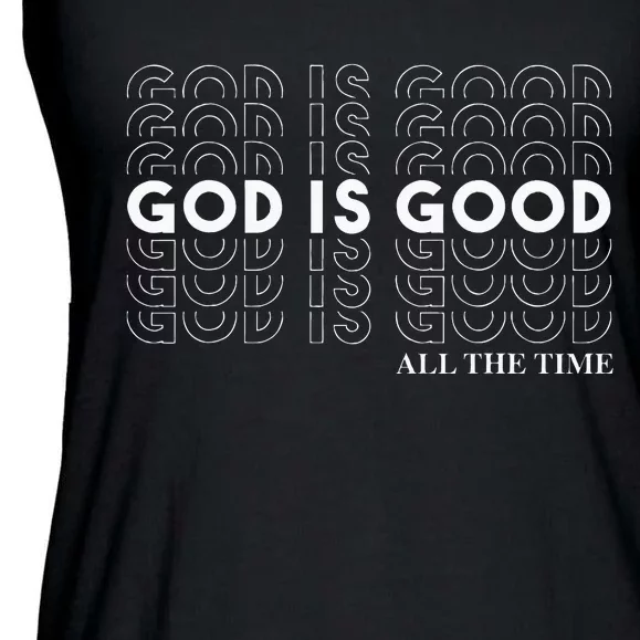 God Is Good Christian Worship PreacherS Ladies Essential Flowy Tank