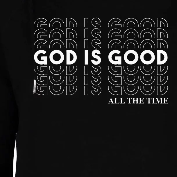 God Is Good Christian Worship PreacherS Womens Funnel Neck Pullover Hood