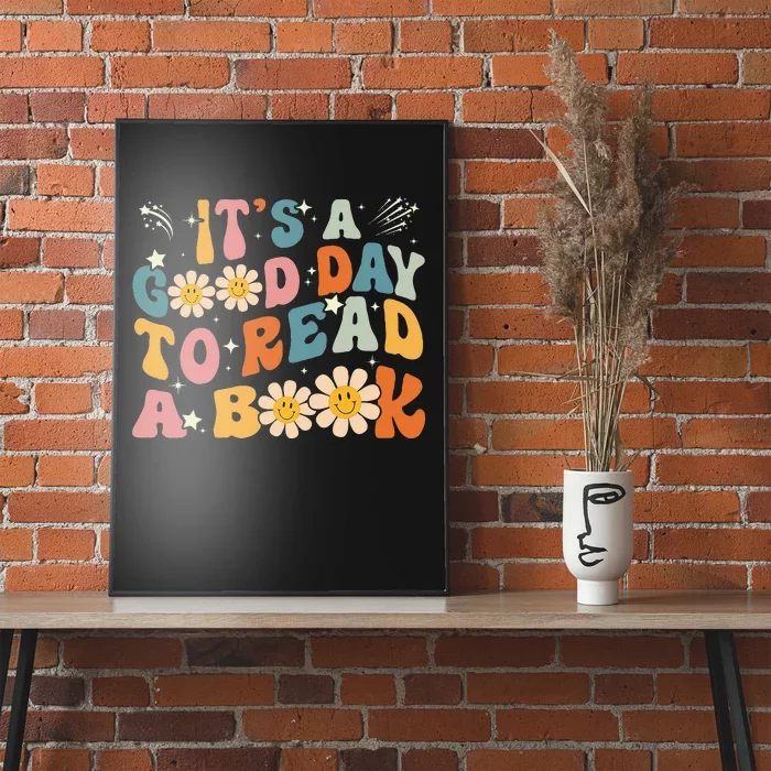 groovy It's Good Day To Read Book Poster