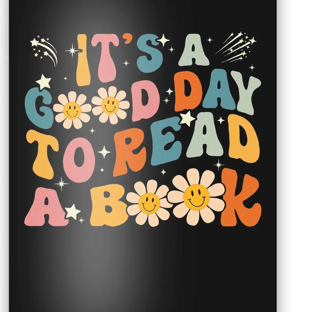 groovy It's Good Day To Read Book Poster