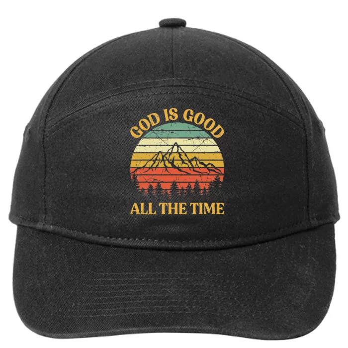 God is Good All The Time Christian Worship Preachers 7-Panel Snapback Hat