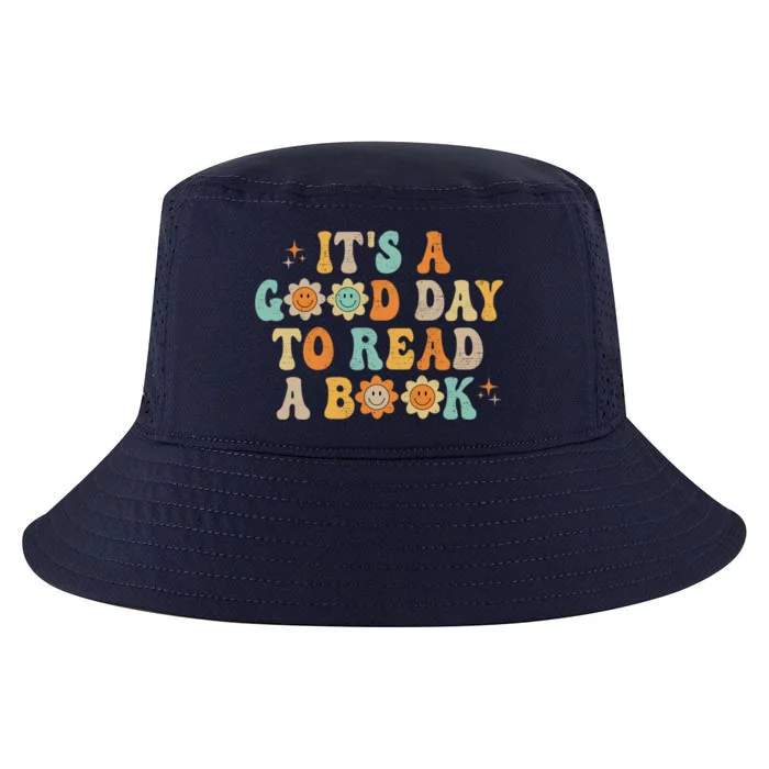 Groovy It's Good Day To Read Book Library Reading Lover Gift Cool Comfort Performance Bucket Hat