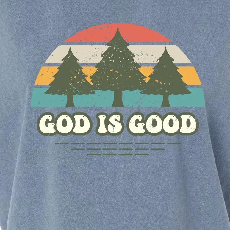 God Is Good Garment-Dyed Women's Muscle Tee