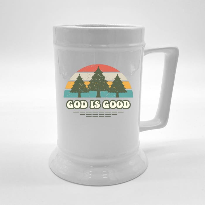 God Is Good Front & Back Beer Stein