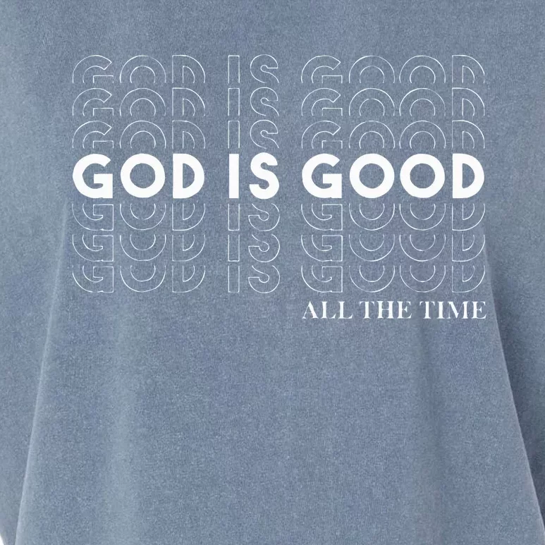 God Is Good Christian Worship PreacherS Classic Fit Crew Neck Short Sleeve Garment-Dyed Women's Muscle Tee