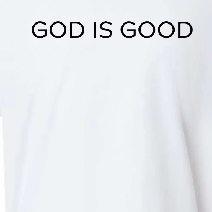 God Is Good Trendy Christian Saying Minimal Sueded Cloud Jersey T-Shirt