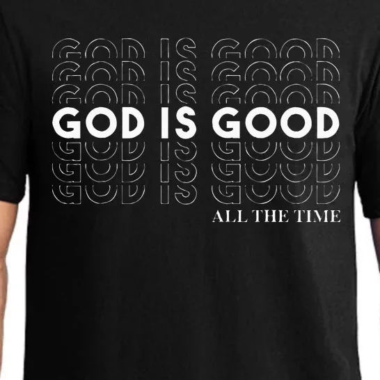 God Is Good Christian Worship PreacherS Classic Fit Crew Neck Short Sleeve Pajama Set