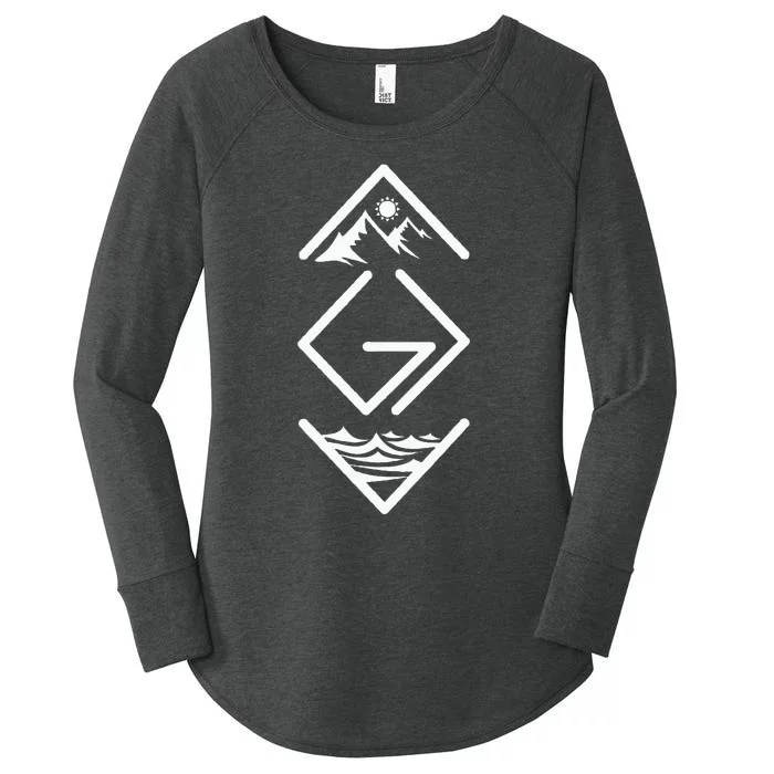 God Is Greater Than The Highs And Lows; Ups And Downs Women's Perfect Tri Tunic Long Sleeve Shirt