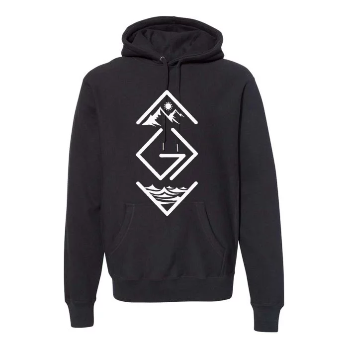 God Is Greater Than The Highs And Lows; Ups And Downs Premium Hoodie