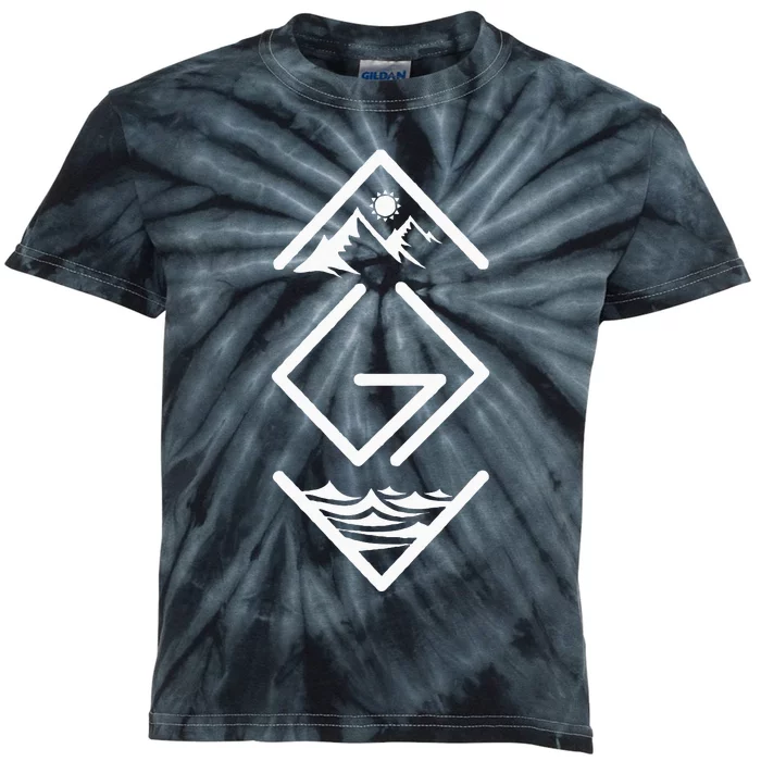 God Is Greater Than The Highs And Lows; Ups And Downs Kids Tie-Dye T-Shirt