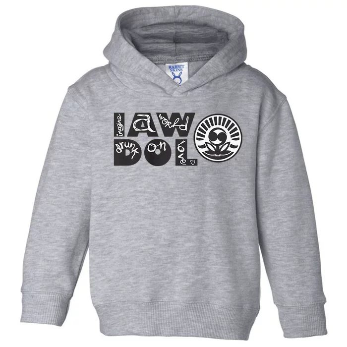 Graffiti Iawdol Toddler Hoodie