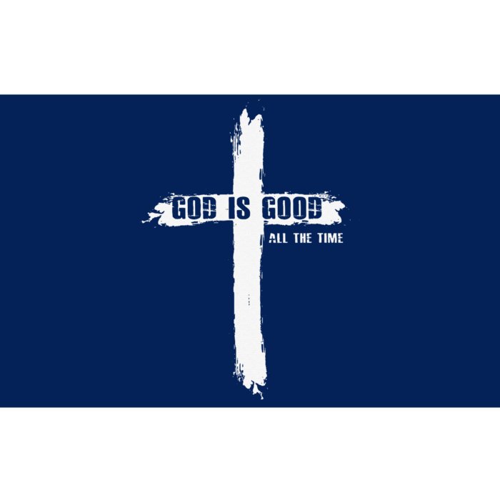 God Is Good Cross Funny Christian Bumper Sticker