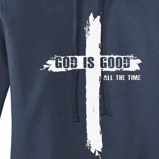 God Is Good Cross Funny Christian Women's Pullover Hoodie