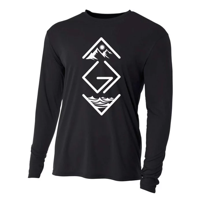 God Is Greater Than The Highs And Lows; Ups And Downs Cooling Performance Long Sleeve Crew