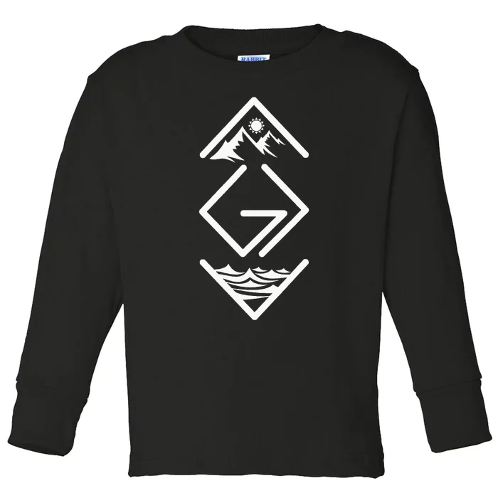 God Is Greater Than The Highs And Lows; Ups And Downs Toddler Long Sleeve Shirt