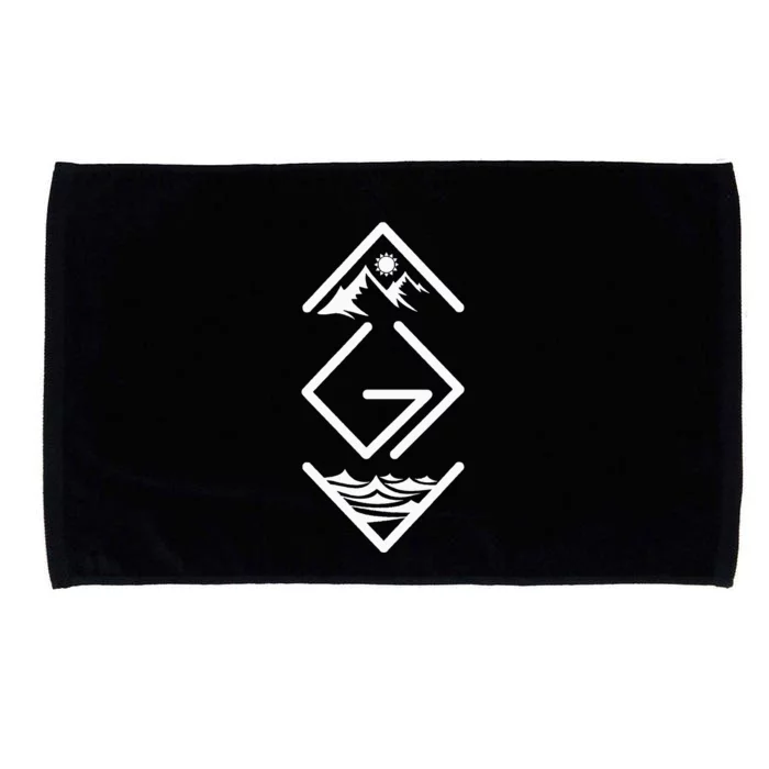 God Is Greater Than The Highs And Lows; Ups And Downs Microfiber Hand Towel