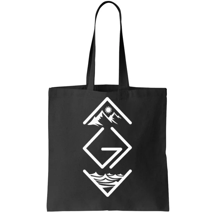 God Is Greater Than The Highs And Lows; Ups And Downs Tote Bag